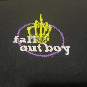 Fall Out Boy T Shirt Black Mens Size Medium Graphic Tee I'm Back With A Madness